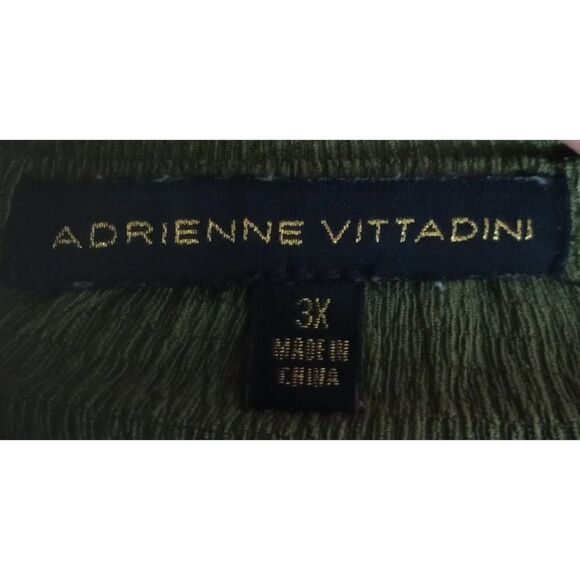 Adrienne‎ Vittadine Blouse Ladies 3x - Picture 4 of 6